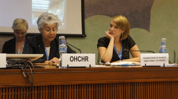 OHCHR- Flavia Pansieri presenting